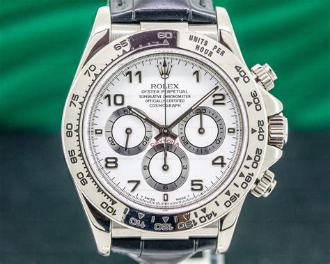 rolex daytona white gold zenith 16519 produzione|rolex zenith daytona watch.